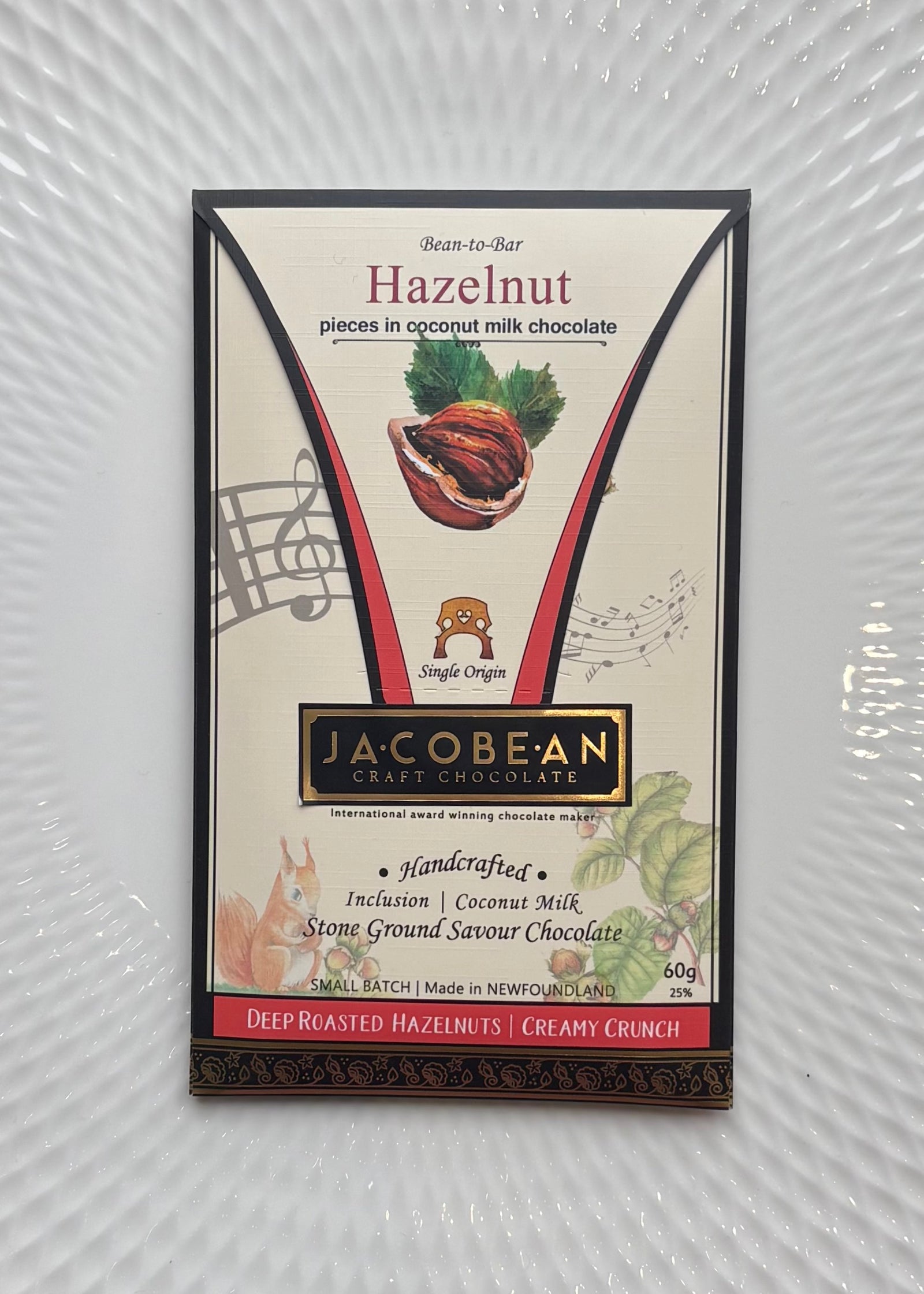 Hazelnut Inclusion Chocolate Bar - 60g