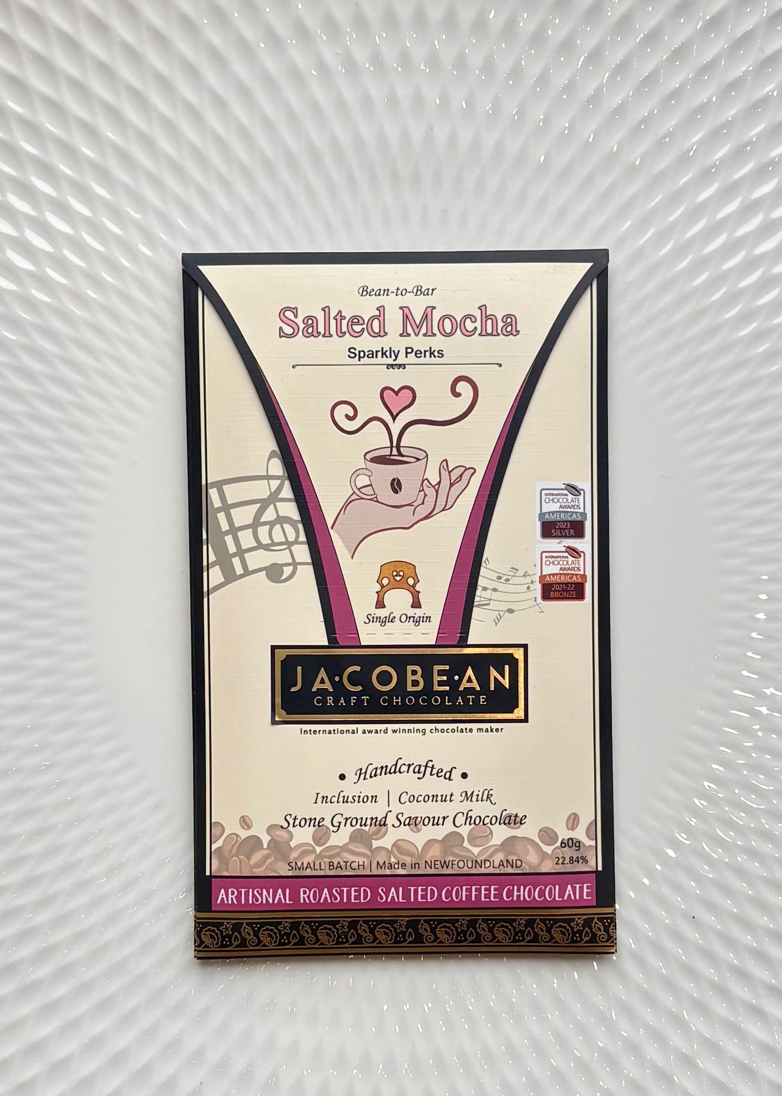 Salted Mocha Milk Chocolate Bar
