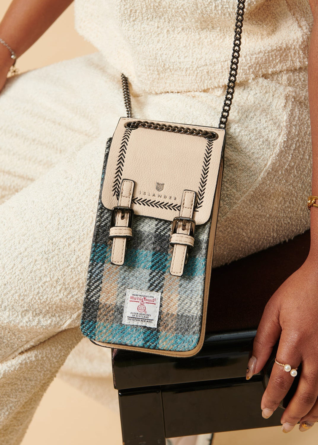 The Phone Tote - Islander Tartan
