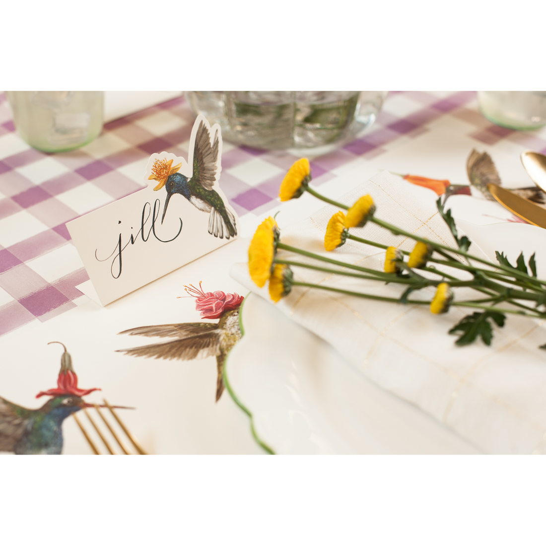 Hummingbird Place Cards