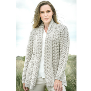 Killala Herringbone Shawl Cardigan