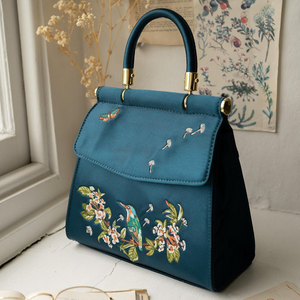 Morning Song Kingfisher Mini Teal Tote