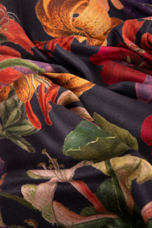 Lux Scarf - Posy in Midnight