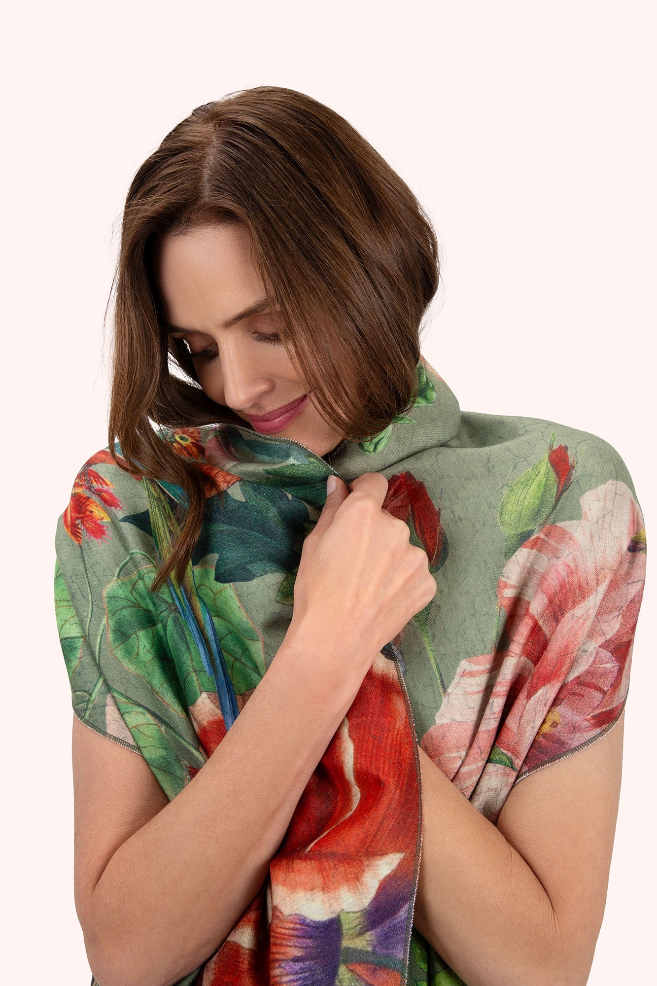 Lux Scarf - Botanical Bouquet