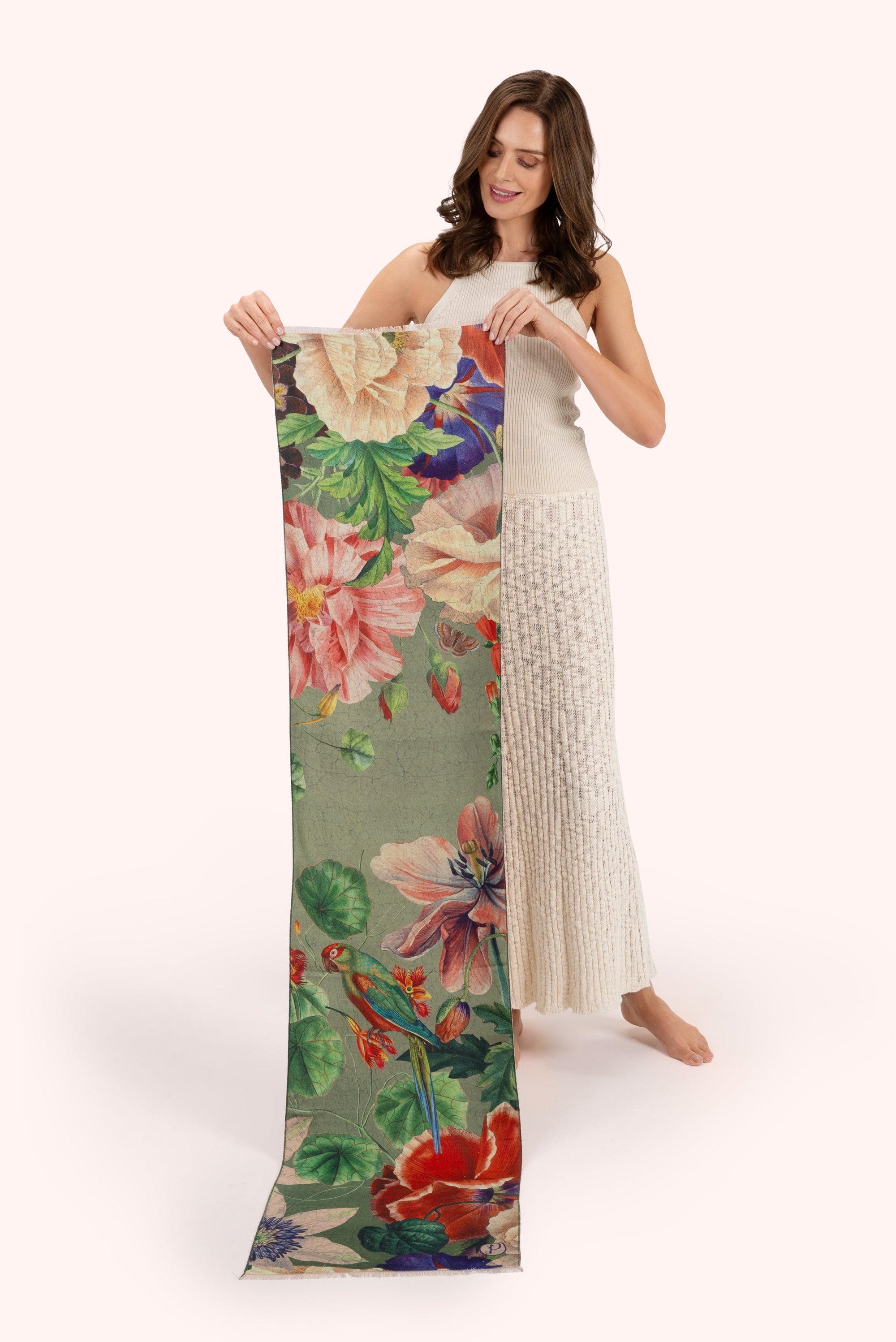Lux Scarf - Botanical Bouquet