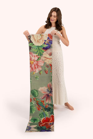 Lux Scarf - Botanical Bouquet