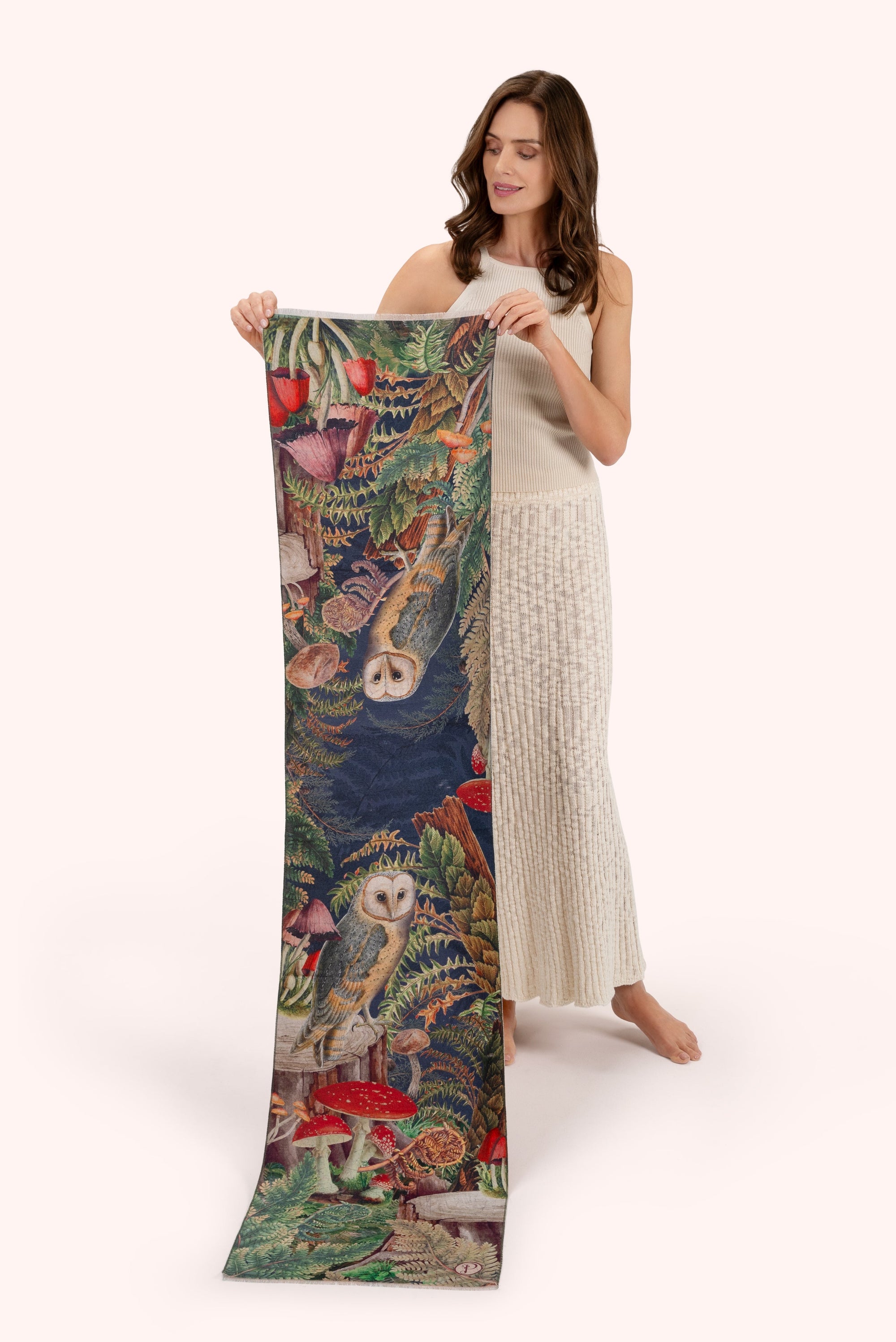 Lux Scarf - Wild Woodland Owl