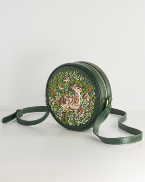 Forest Fawn Round Saddle Bag