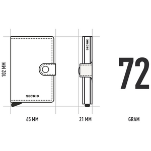 Secrid Miniwallet - Crisple Fuchsia