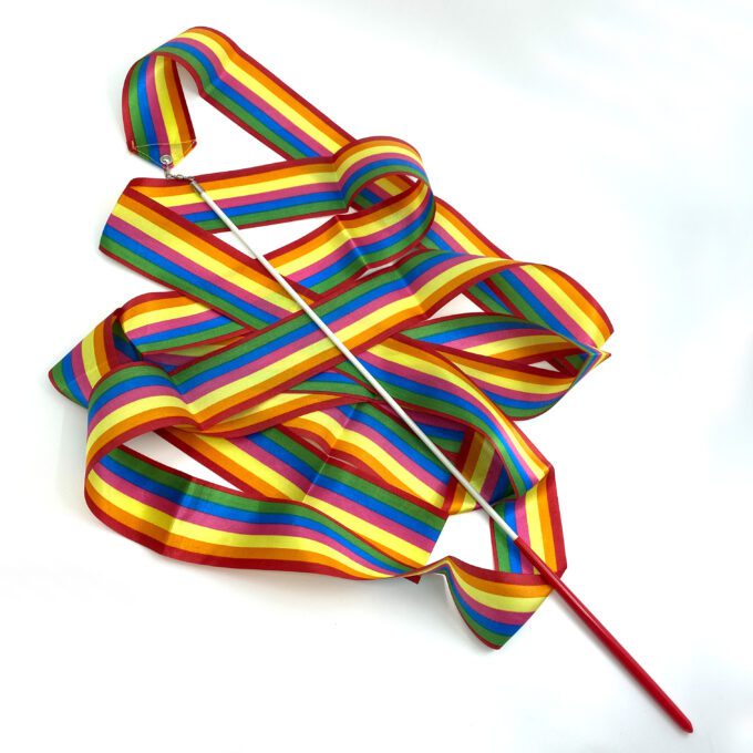 Rainbow Dancer Ribbon Wand