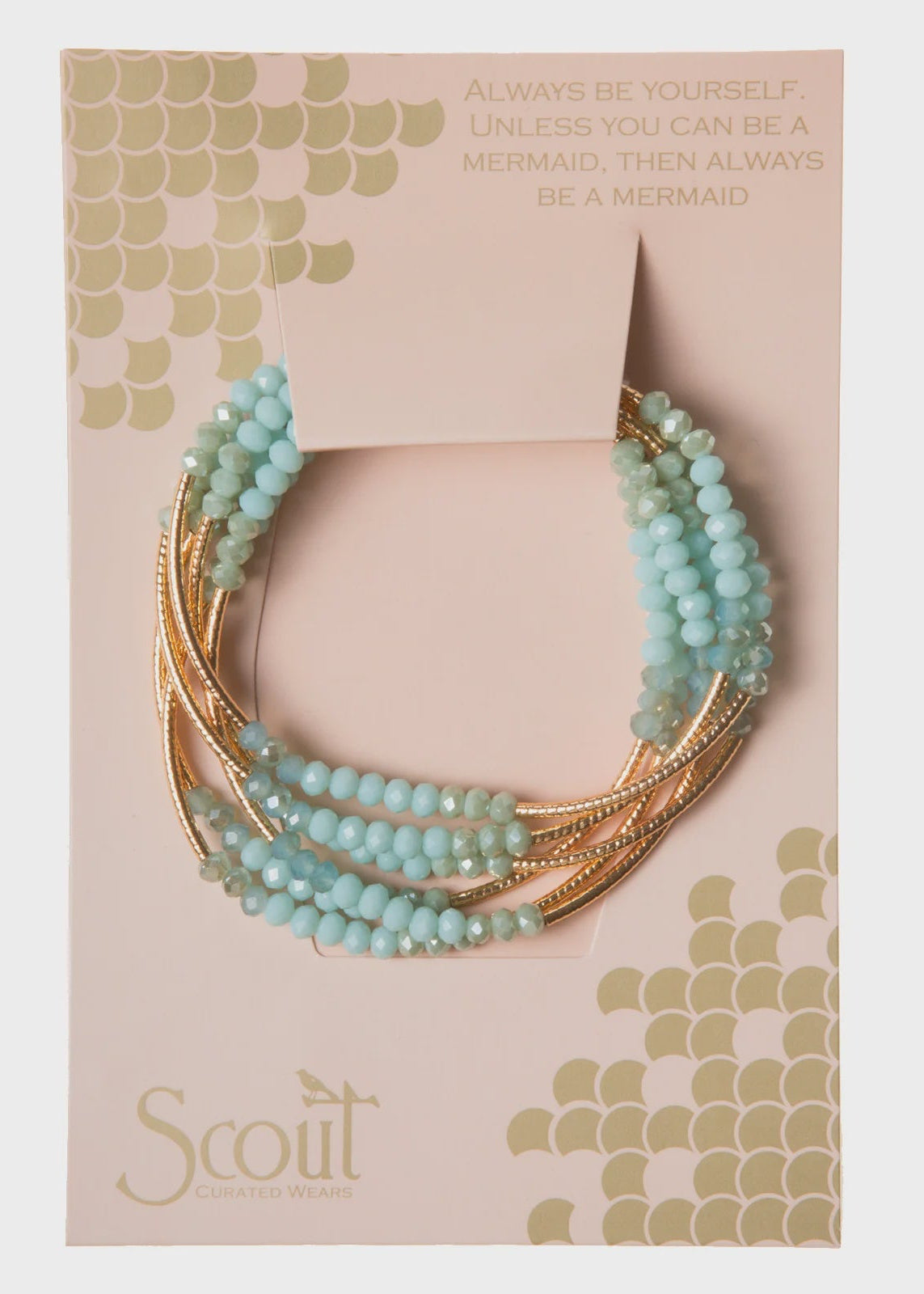 Scout Wrap - Turquoise Combo Gold