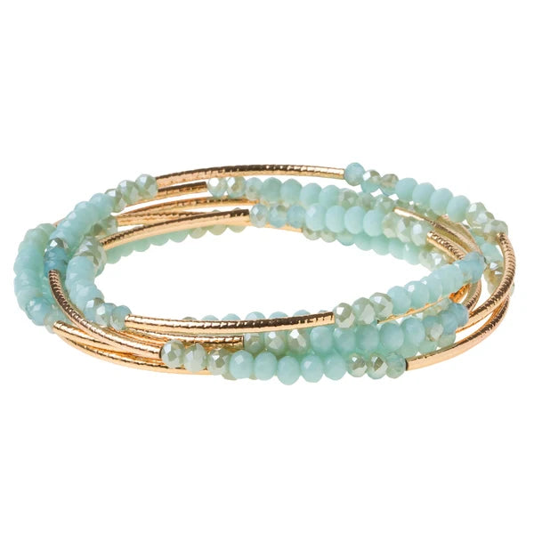 Scout Wrap - Turquoise Combo Gold