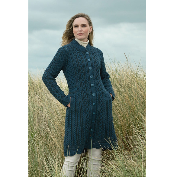 Leitrim Lace Coat Sweater