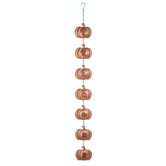 Copper Pumpkin Welcome Banner