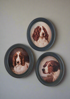 Oval Framed Dog Prints