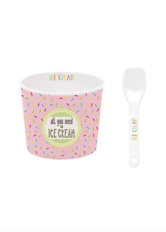 On Fleek Ice Cream Bowl - Pink