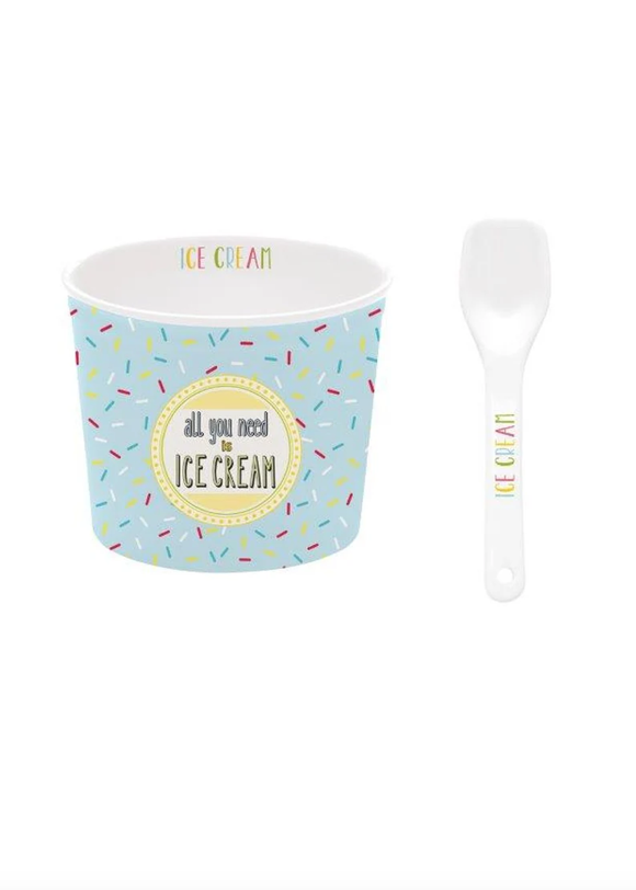 On Fleek Ice Cream Bowl - Blue