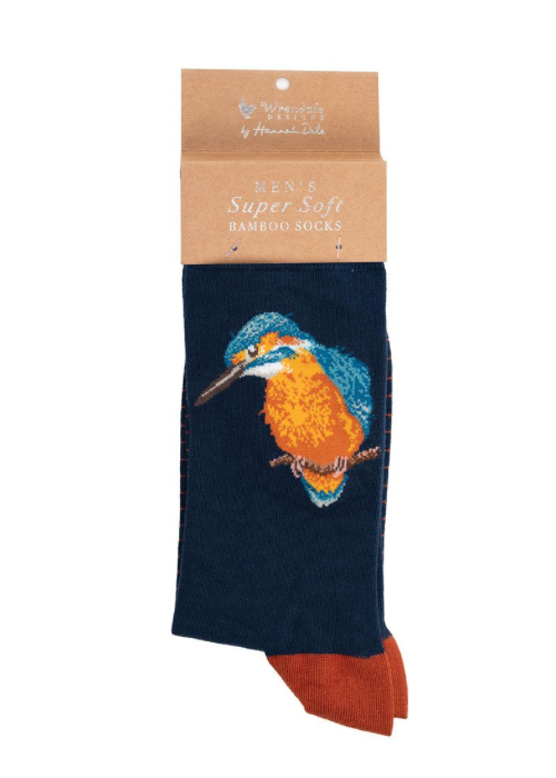 The Riverband Kingfisher - Wrendale Men's Socks