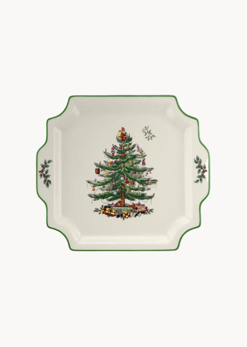Spode Square Handled Platter