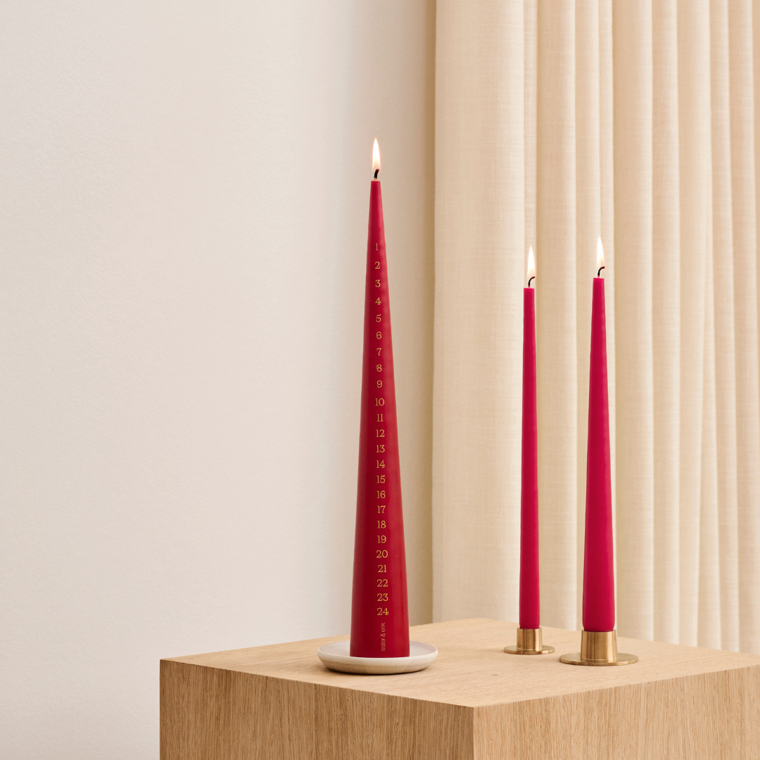 Noél Calendar Candle