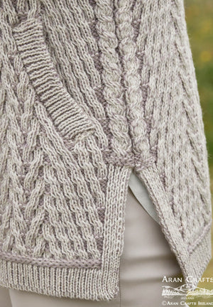 Killala Herringbone Shawl Cardigan