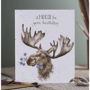 'It Moose Be Your Birthday' - Wrendale Occasion Card