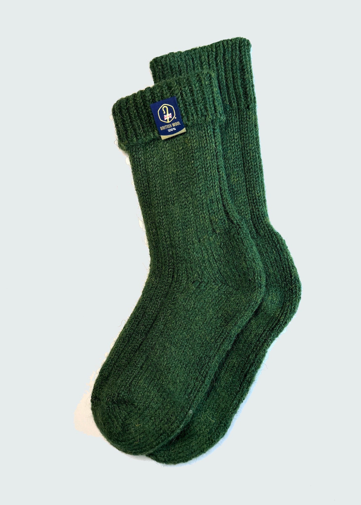 British Wool Boot Socks - Celtic Green