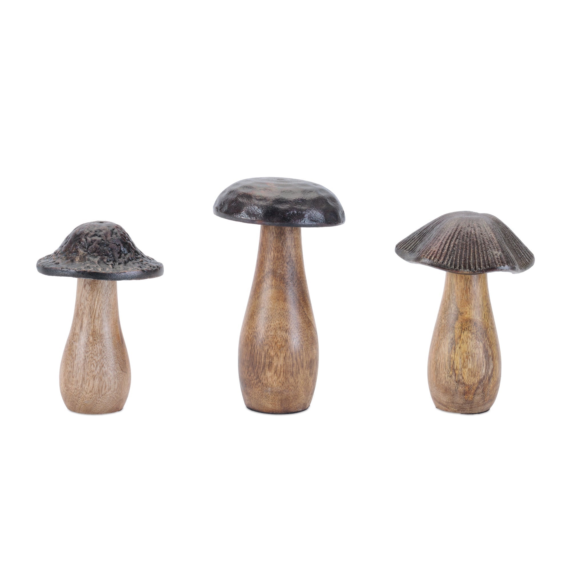 Wood and Metal Mushrooms