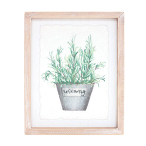 Watercolour Herb Pot Prints