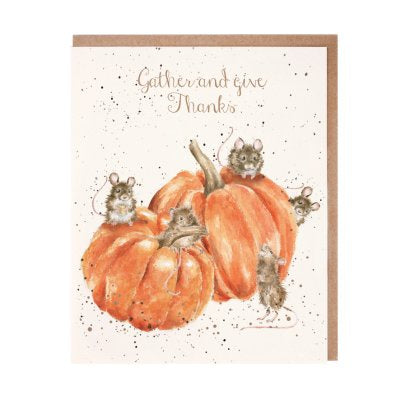 A Mice Thanksgiving - Wrendale Thanksgiving Occasion Card