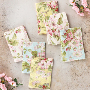 April Cornell Apple Blossom Tiny Towel/Dish Cloth Bundle