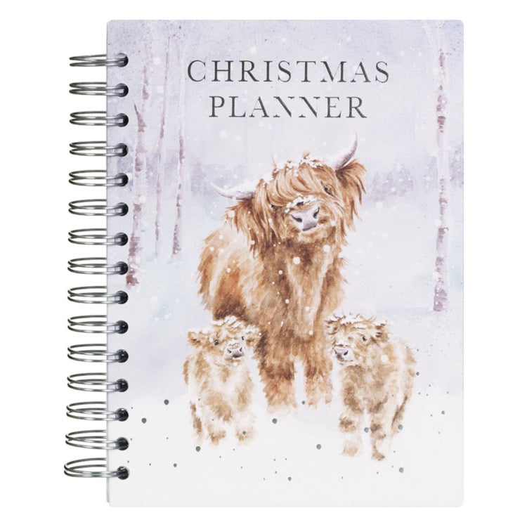 Highland Cow - Wrendale Christmas Planner