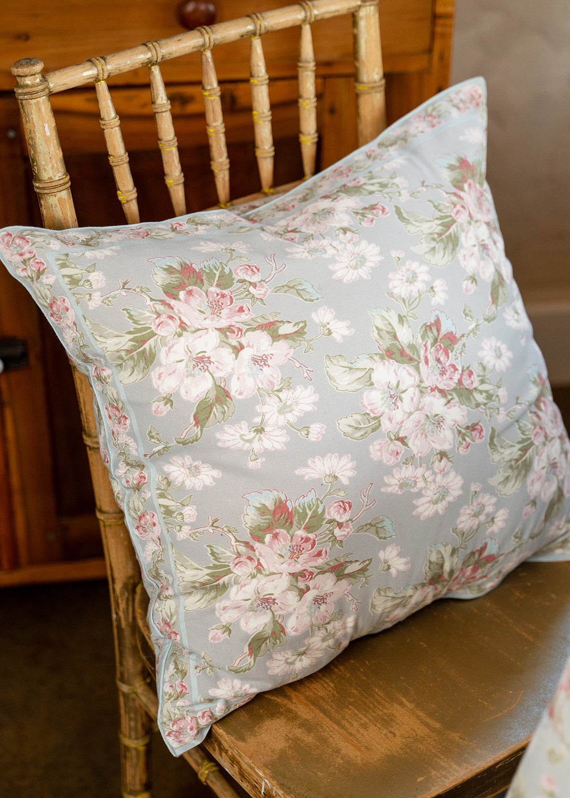 April Cornell Apple Blossom Cushion Cover - Smoke
