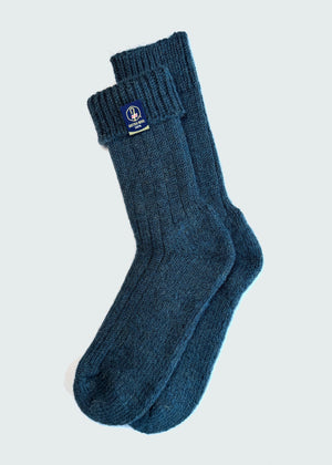 British Wool Boot Socks - Mallard