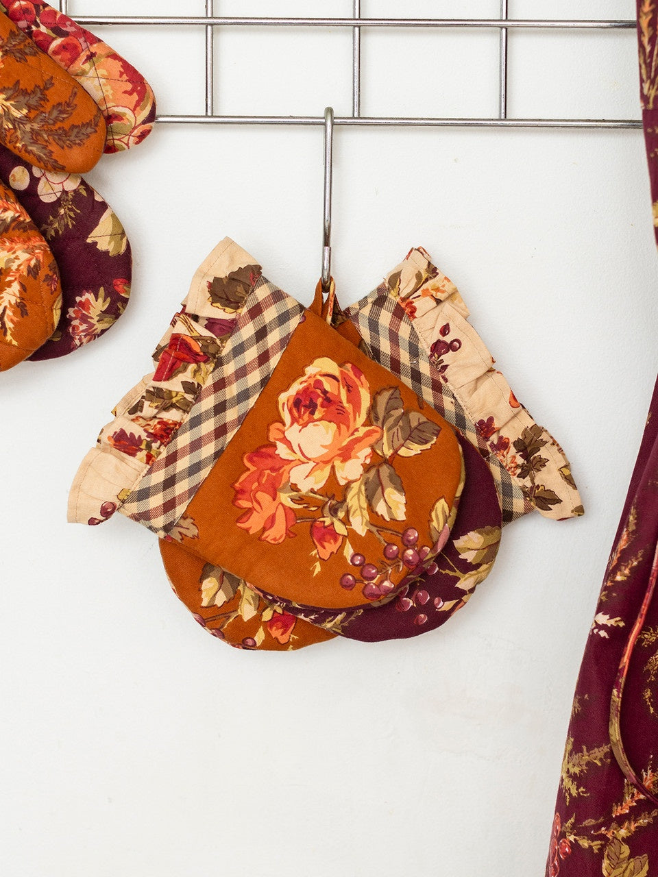 April Cornell Bountiful Harvest Patchwork Mini Mitts