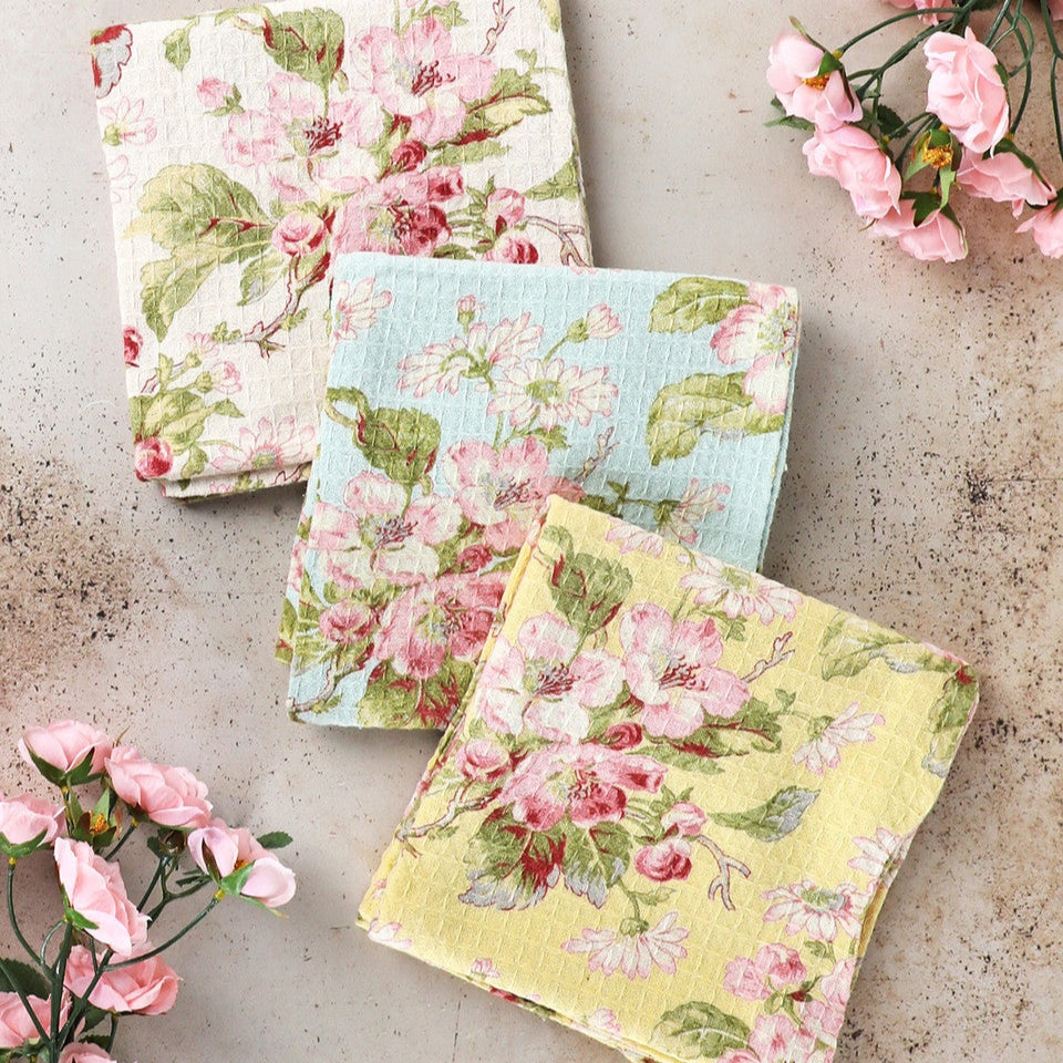 April Cornell Apple Blossom Tea Towel Bundle