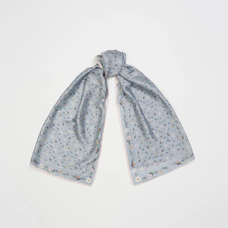 Ditsy Sprigs Silky Scarf