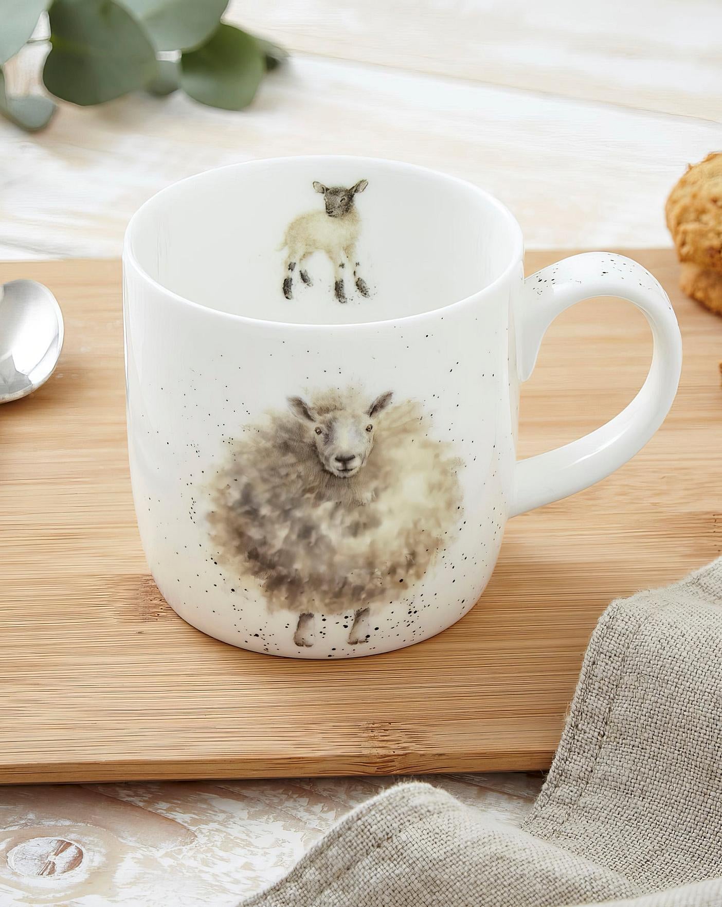 Wooly Jumper - 11oz Bone China Mug - Wrendale