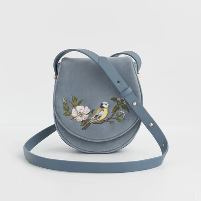 Blue Bird Saddle Bag
