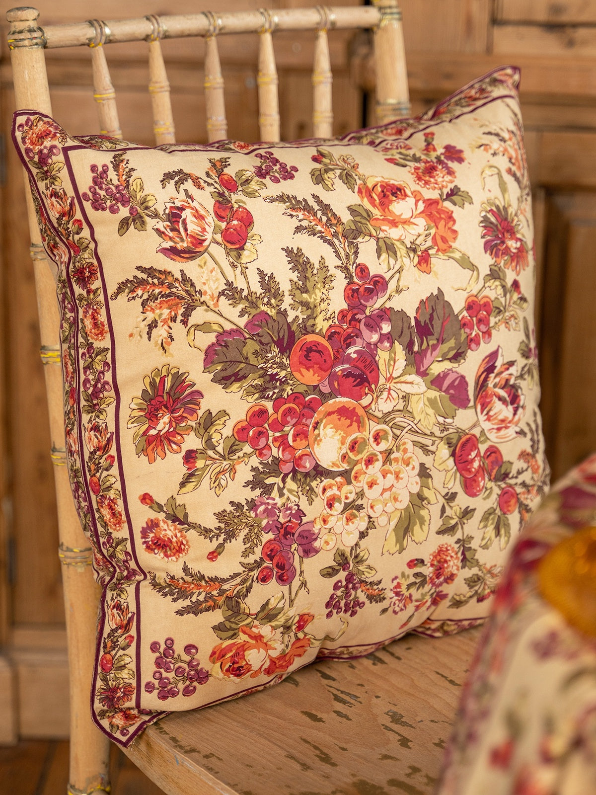 April Cornell Bountiful Harvest Cushion Cover - Antique