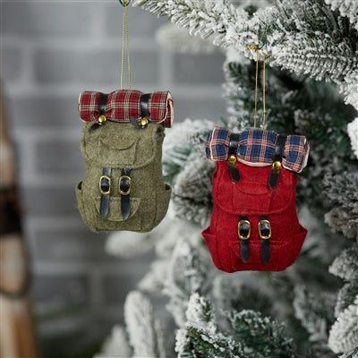 Backpacker Ornaments