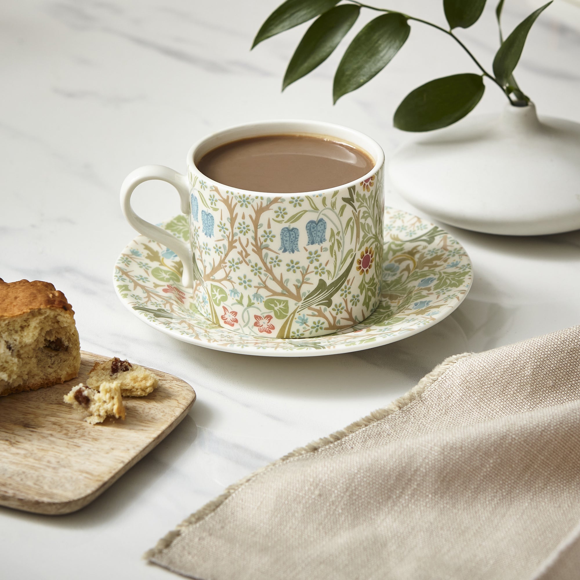 Morris & Co. Blackthorn Teacup and Saucer