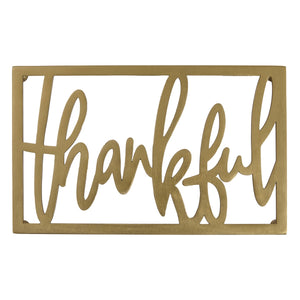 Thankful Metal Trivet