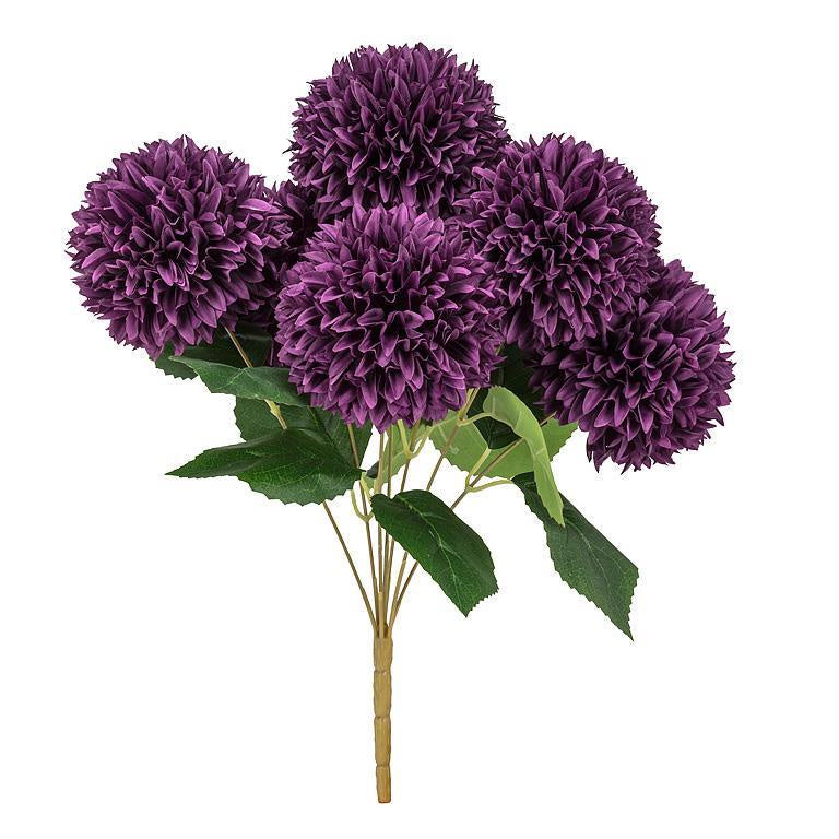Pompom Dahlia Bouquet - Purple