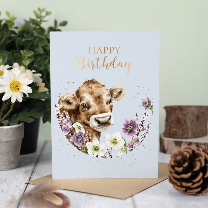 "Blooming Birthday" - Wrendale Occasion Card