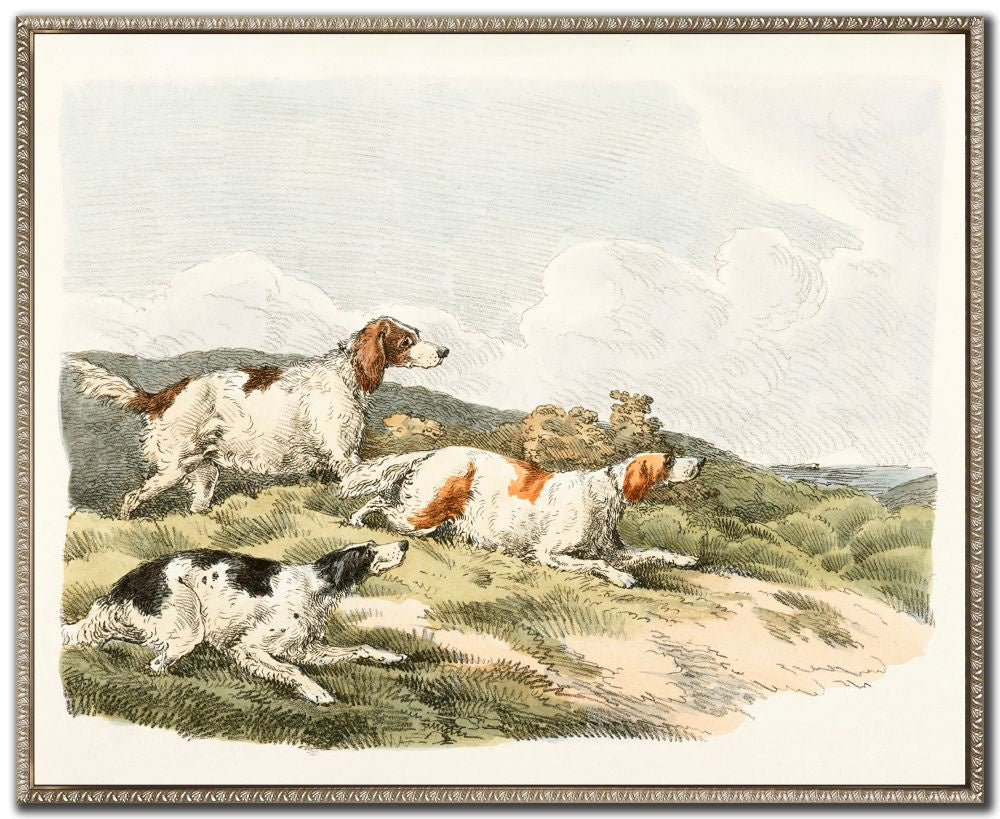 Hounds on the Hunt Print