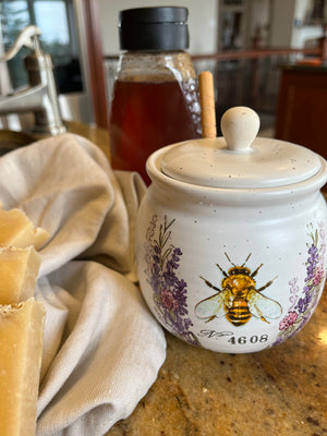 Lavender Fields & the Bee Honey Crock