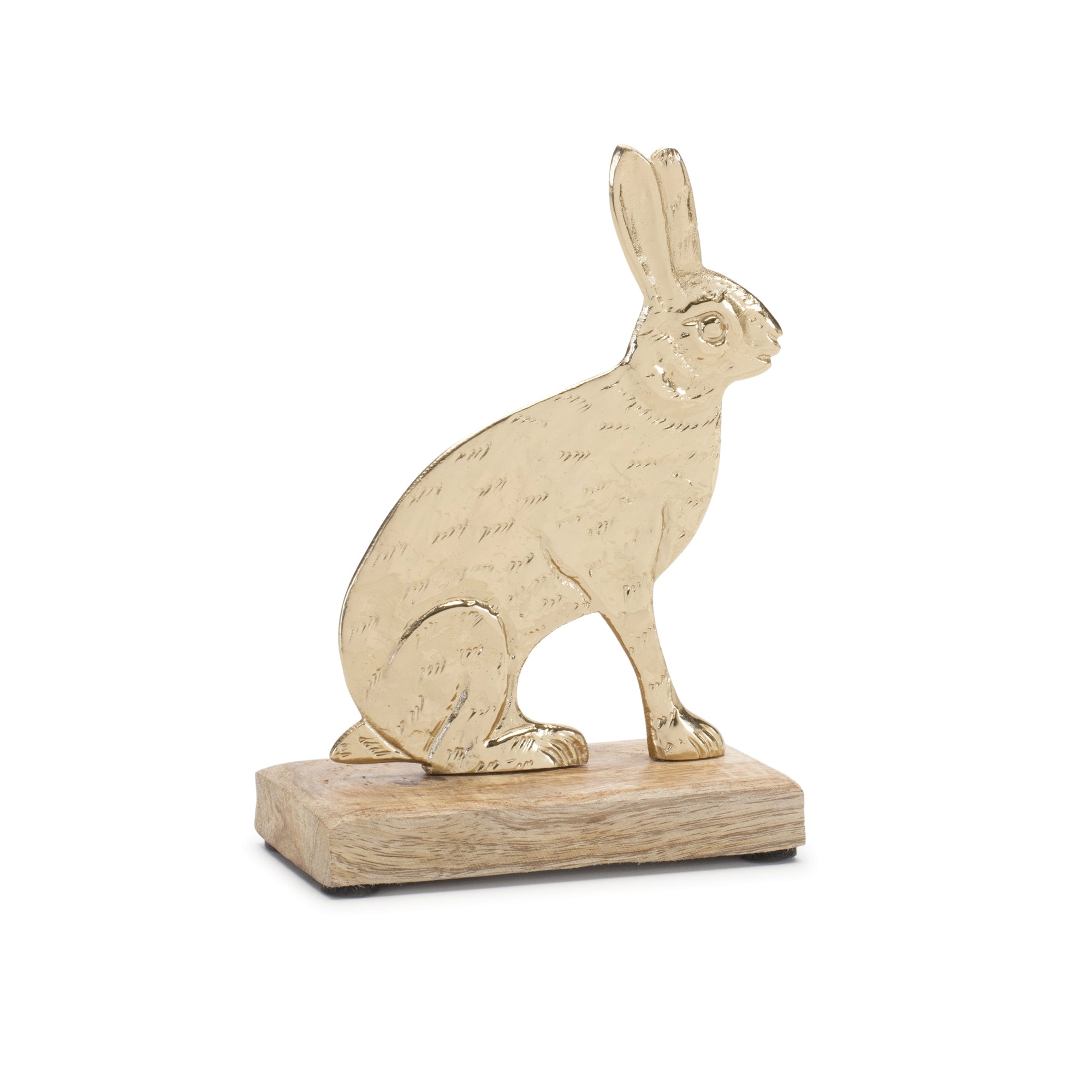 Gold Bunny Figurines