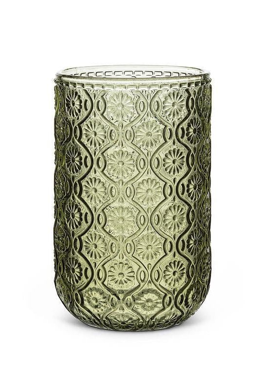 Vintage Green Highball Glass