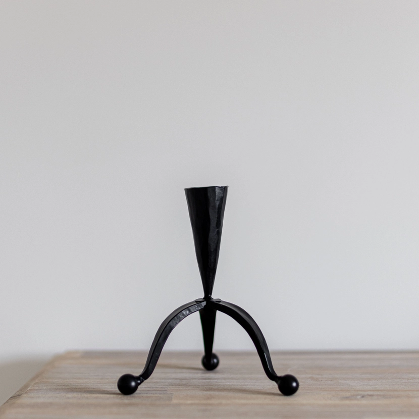 Iron Taper Candle Holder